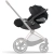 Cybex Cloud T PLUS i-Size Sepia Black rozkładany fotelik samochodowy dla dziecka 45-87 cm