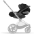 Cybex Cloud T i-Size Sepia Black rozkładany fotelik samochodowy dla dziecka 45-87 cm