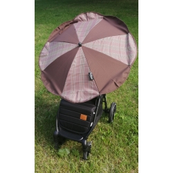 Emmaljunga Parasolka przeciwsłoneczna z filtrem UV kolor Brown Check