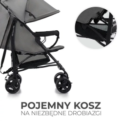 Kinderkraft TIK Grey wózek spacerowy dla dziecka