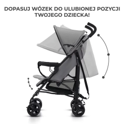 Kinderkraft TIK Grey wózek spacerowy dla dziecka