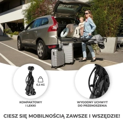 Kinderkraft TIK Grey wózek spacerowy dla dziecka