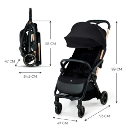 Kinderkraft APINO Raven Black wózek spacerowy