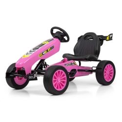 Milly Mally gokart na pedały ROCKET Pink pojazd dla dziecka