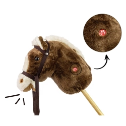 Hobby Horse Koń na kiju Dark Brown Milly Mally 6088 konik na patyku