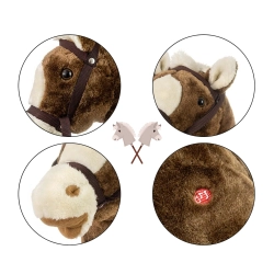 Hobby Horse Koń na kiju Dark Brown Milly Mally 6088 konik na patyku