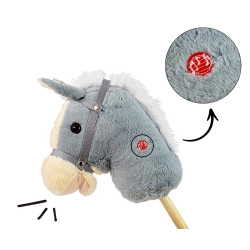 Hobby Horse Koń na kiju Grey Milly Mally 6089 konik na patyku