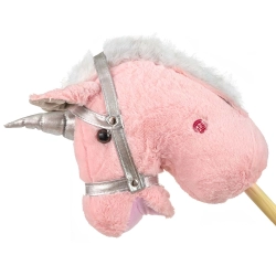 Hobby Horse Koń na kiju Light Pink Milly Mally 6084 konik na patyku