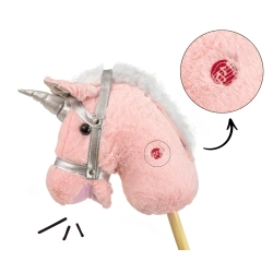 Hobby Horse Koń na kiju Light Pink Milly Mally 6084 konik na patyku