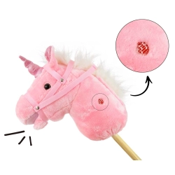 Hobby Horse Koń na kiju Pink Milly Mally 6085 konik na patyku