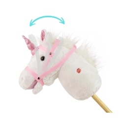 Hobby Horse Koń na kiju White Milly Mally 6086 konik na patyku