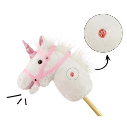 Hobby Horse Koń na kiju White Milly Mally 6086 konik na patyku