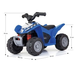 Pojazd na akumulator Quad Honda ATV Blue Milly Mally jeździk dla dziecka