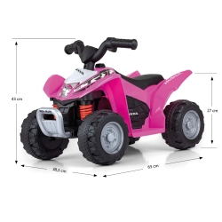 Pojazd na akumulator Quad Honda ATV Pink Milly Mally jeździk dla dziecka