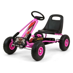 Milly Mally gokart na pedały THOR Pink pojazd dla dziecka