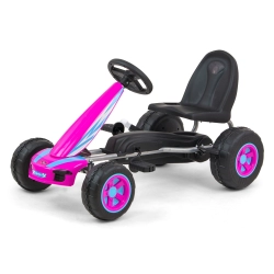 Milly Mally gokart na pedały VIPER Pink pojazd dla dziecka