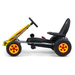 Milly Mally gokart na pedały VIPER Yellow pojazd dla dziecka