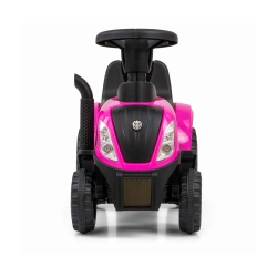 Traktor z przyczepą New Holland T7 Pink różowy pojazd jeździk dla dziecka Milly Mally