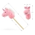 Hobby Horse Koń na kiju Pink Milly Mally 6085 konik na patyku