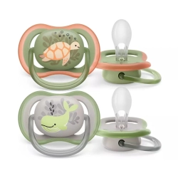 Avent Philips 2 Smoczki Soother Ultra AIR SCF085/60 smoczek dla dziecka 6-18 m-cy