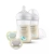 Avent Philips Responsywna butelka 2x260 ml Natural SCD837/11 dwupak + 2x smoczek uspokajający 0-6m