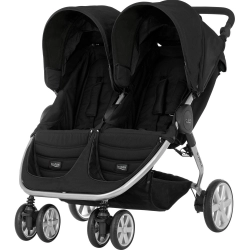 B-Agile Double Cosmos Black wózek dziecięcy spacerowy dla bliźniąt Britax Romer