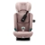 AdvansaFix PRO Style Dusty Rose fotelik samochodowy Britax Romer od 15 m-ca do 12 lat, 76-150 cm