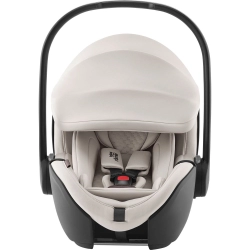 Baby-Safe PRO Soft Taupe LUX Collection fotelik samochodowy Britax-Romer nosidełko dla dziecka 0-13 kg