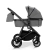 Milu Kids TIBI Dark Grey wózek wielofunkcyjny 2w1 gondola + spacerówka