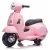 Scooter Piaggio Vespa Pudrowy Róż pojazd akumulatorowy jeździk skuter z napędem elektrycznym Sun Baby J04.003.1.2