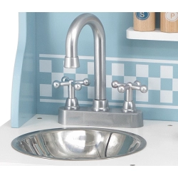 Drewniana kuchnia z akcesoriami Viga 44047 PolarB Silver-Blue