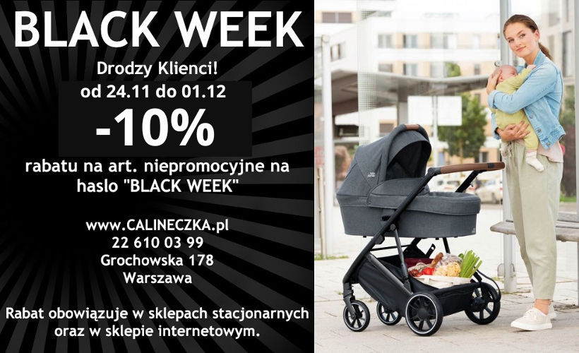 BLACK WEEK Rabat -10% na zakupy